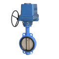 Wafer Type EPDM Seat Cast Iron Electric Regulating Butterfly Valve (D971X)